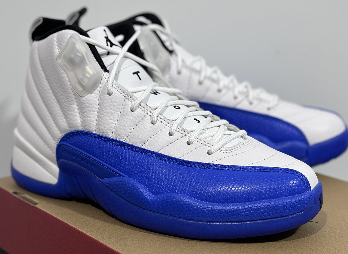 Air Jordan 12 White Blue CT8013-116 Size: 40-47.5