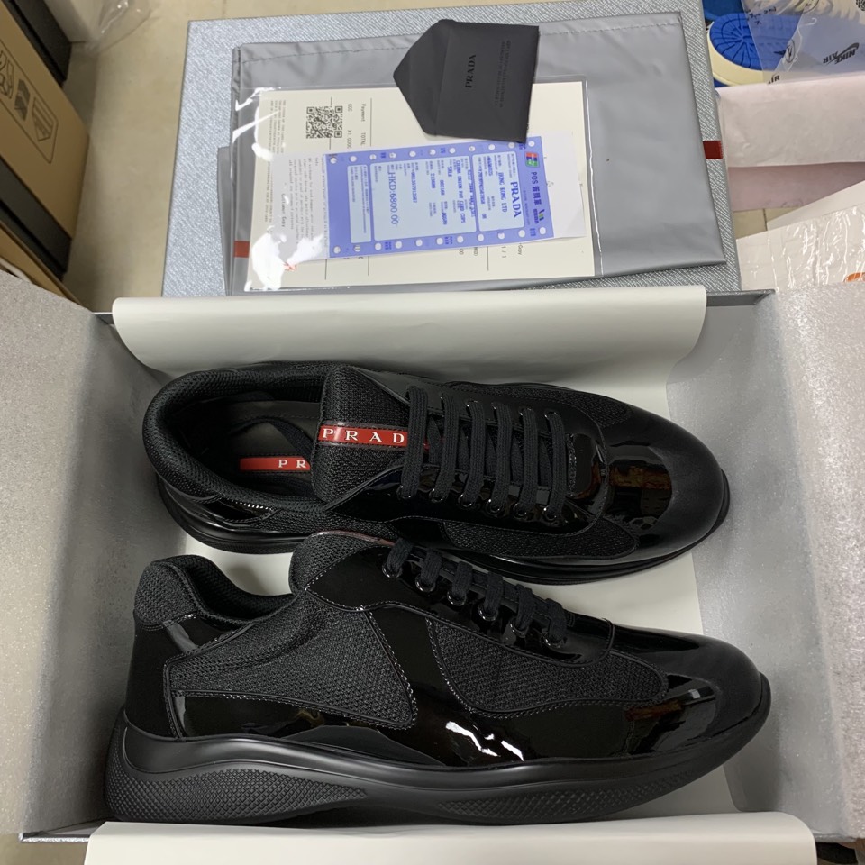 Prada America's Cup sneakers Low Top Black Size: 35-47