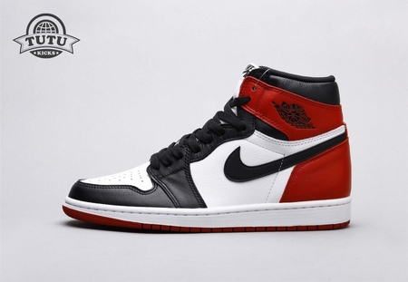 Air Jordan 1 black toe top original leather SP 36-46