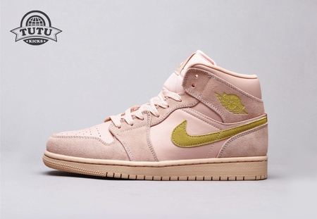 Air Jordan 1 Mid Coral Gold 36-46