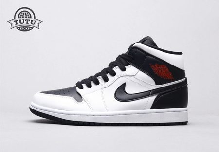 Air Jordan 1 Mid Reverse Black Toe 40-46