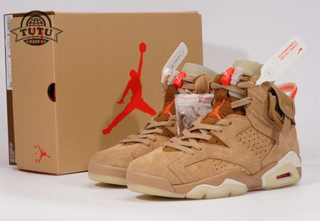 Travis Scott x Air Jordan 6 Retro SP "British Khaki" 40-47.5