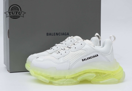 Balenciaga Triple S Clear Sole White Fluo Yellow 35-45