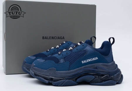 Balenciaga Triple S Clear Sole Navy 35-45