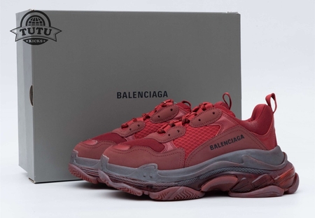 Balenciaga Triple S Burgundy Red 35-45