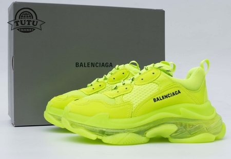 Balenciaga Triple S Clear Sole Fluo Yellow (W) 35-45