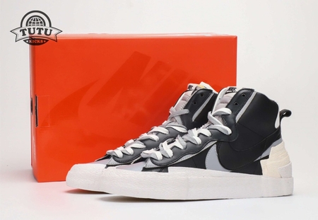 Sacai x Nike Blazer Mid Black Grey 36-46