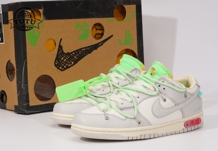 OFF WHITE X NK Dunk Low "The 50" (NO.07) SIZE: 36-47.5