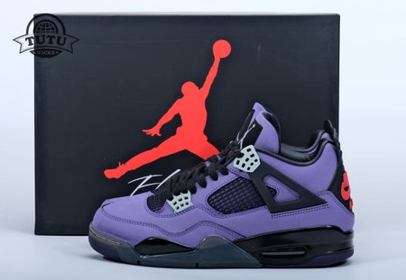 Travis Scott x Air Jordan 4 Black Purple size 36-47.5