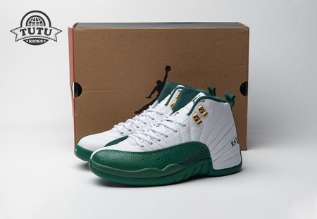 Air Jordan 12 White Green Size 40-47.5