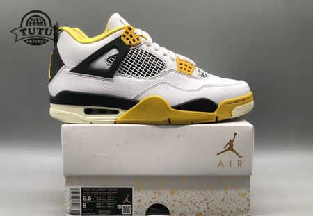 Air Jordan 4 Retro 'Vivid Sulfur'AQ9129-101 size: 36-48.5